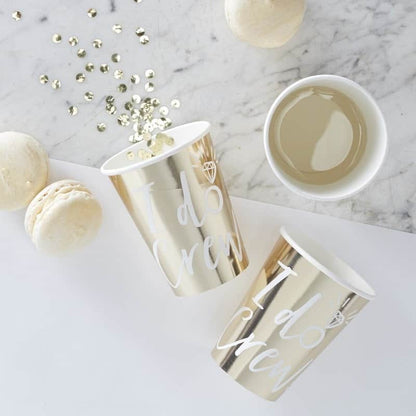 I Do Crew Bridal Shower Cups & Napkins