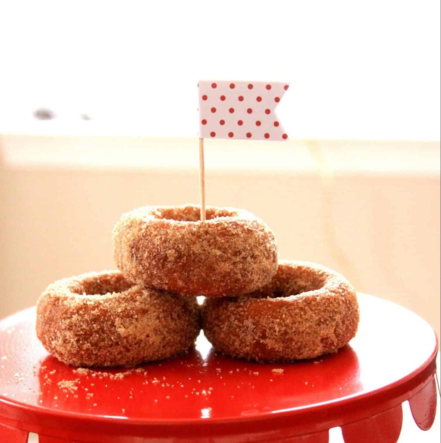 Red Polka Dot I Love Lucy Party Cupcake Toppers