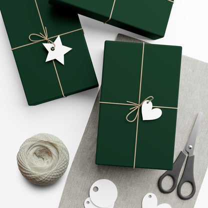 Hunter Green Solid Color Wrapping Paper