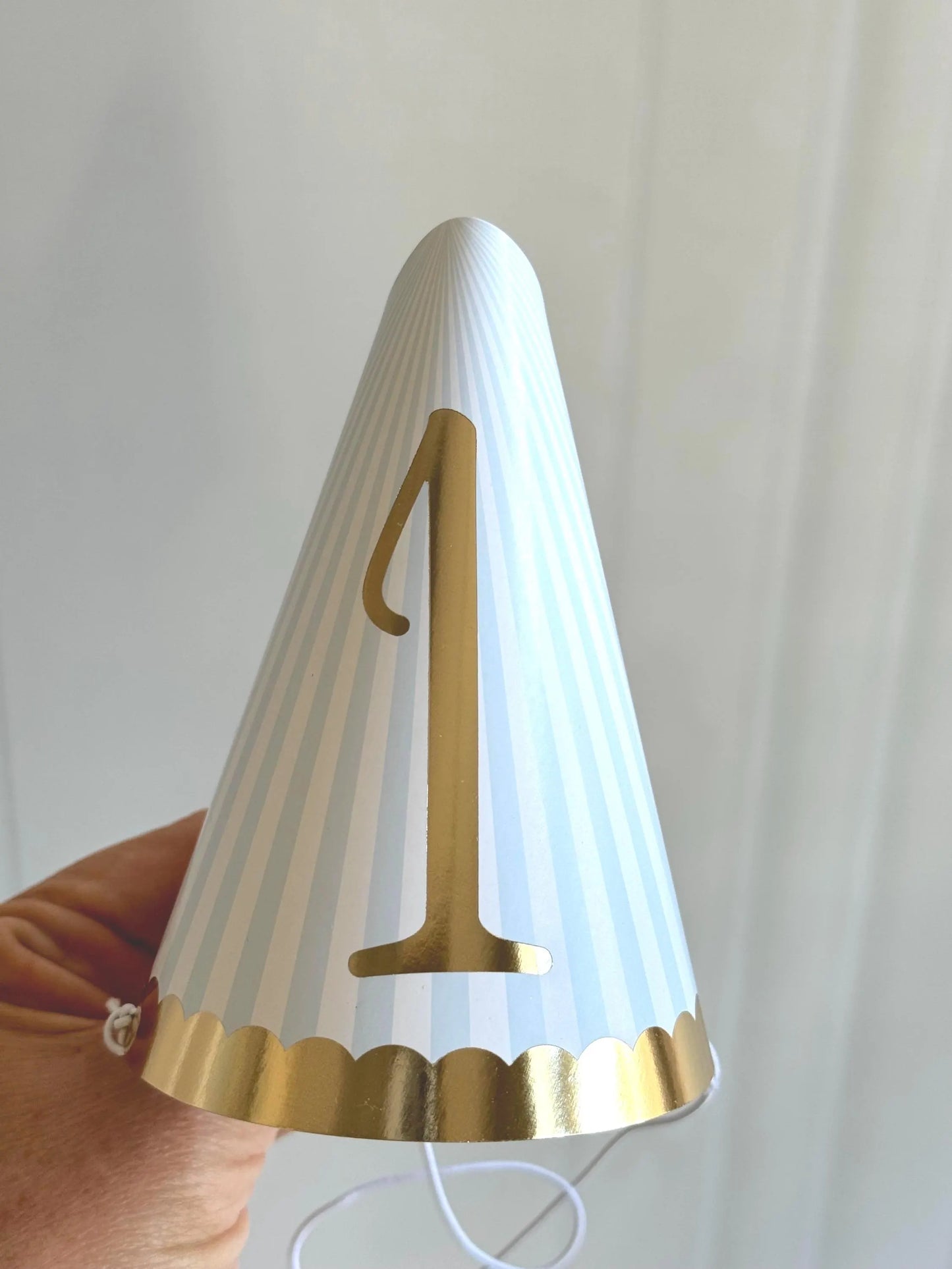 Boy 1st Birthday Party in a Box - Blue and Gold Cake Smash Kit