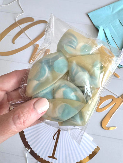 Boy 1st Birthday Party in a Box - Blue and Gold Cake Smash Kit