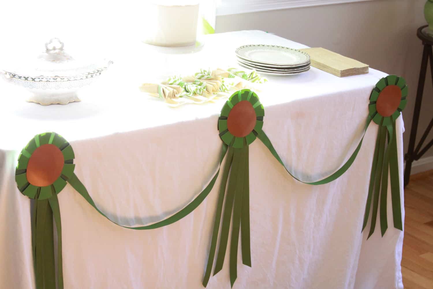 Derby Bridal Shower Garland in Green - available in other colors