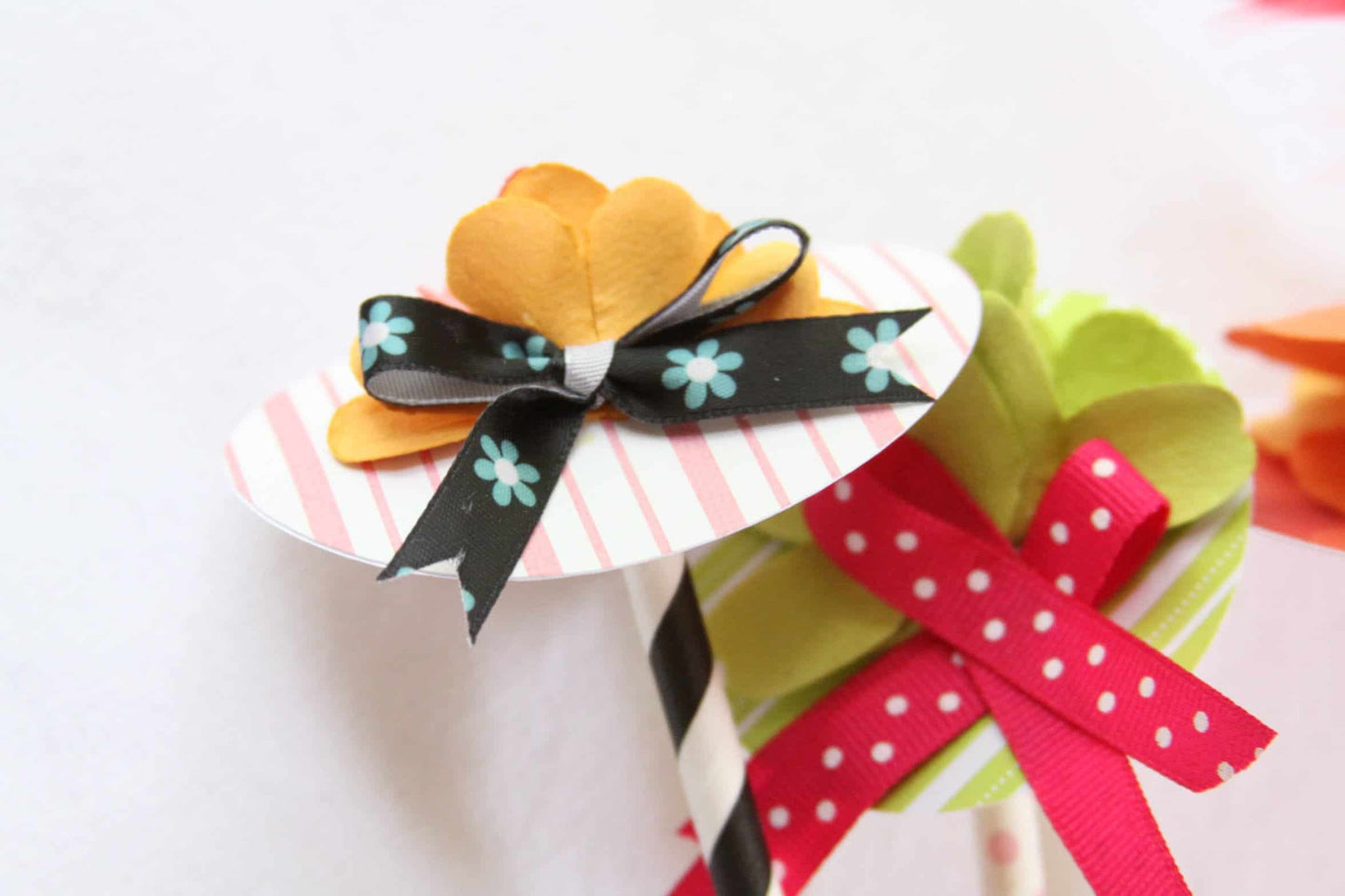 Add a touch of whimsy to your Kentucky Derby party with our handmade Kentucky Derby Hat Drink Stirrers. These unique stirrers are perfect for all your drinks, especially mint juleps. Get a set of 10 now!