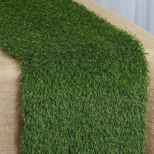 Fake Grass Table Runner - Derby, Golf and Football Party Decor
