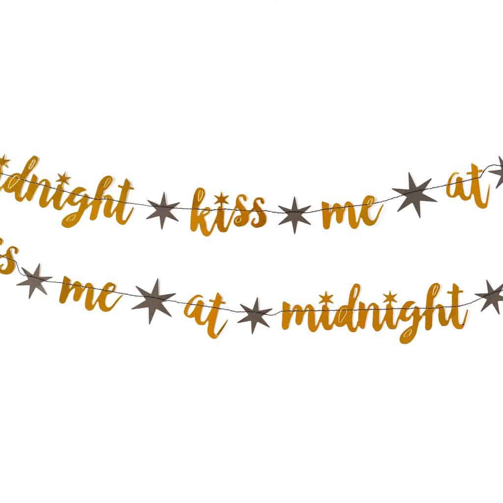 Kiss Me At Midnight NYE 2024 Banner