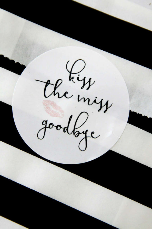 Kiss the Miss Goodbye Stickers