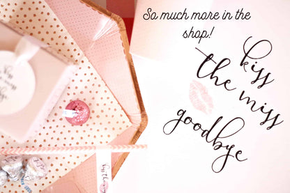 Guess How Many Kisses - Kiss the Miss Goodbye Printable