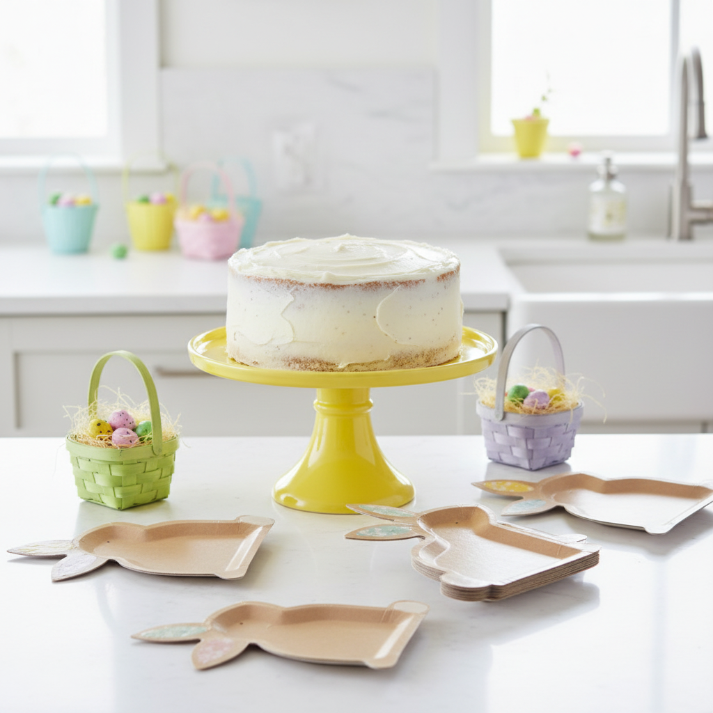 Kraft Bunny Plates Kitchen Display