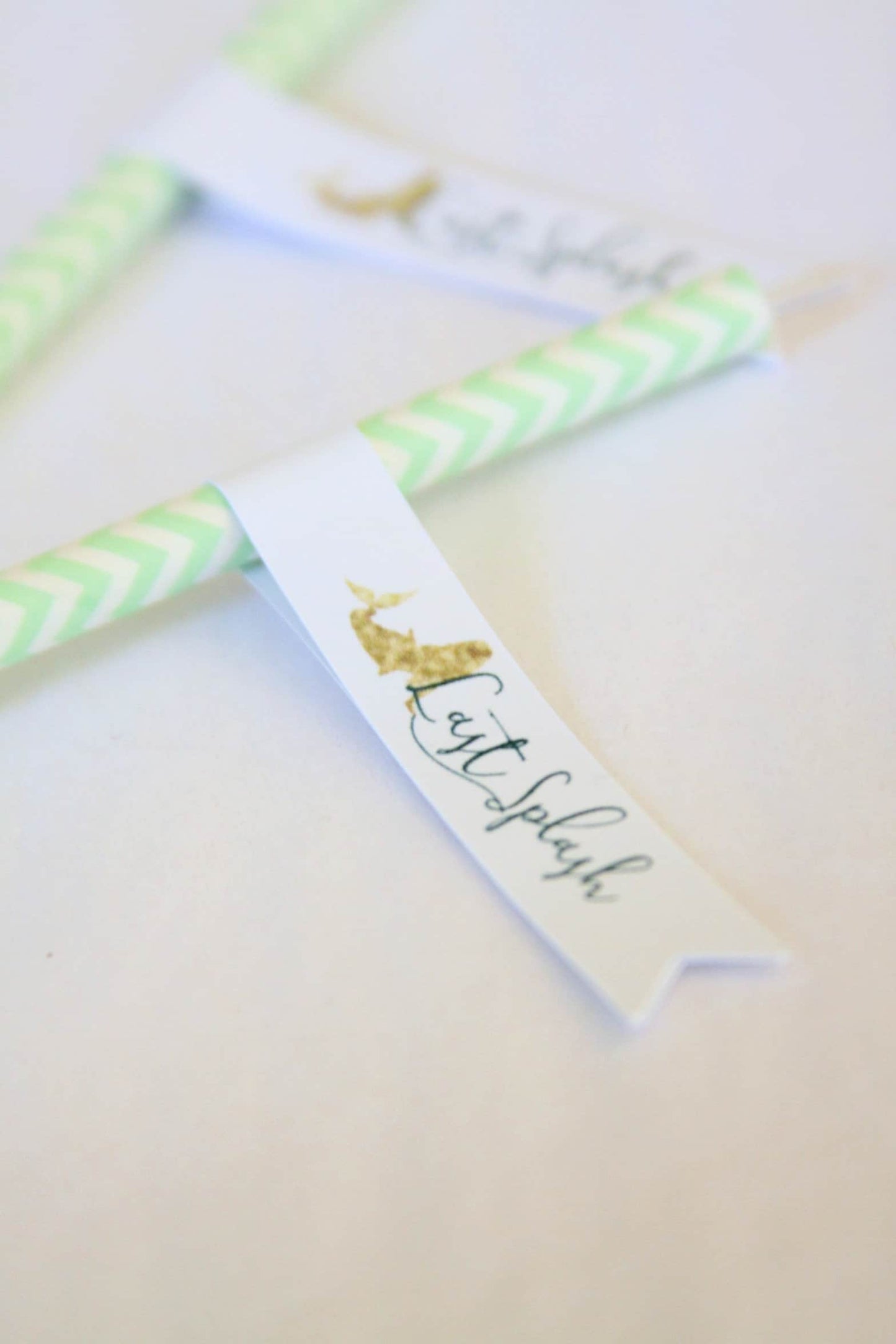 Last Splash Mermaid Party Straws