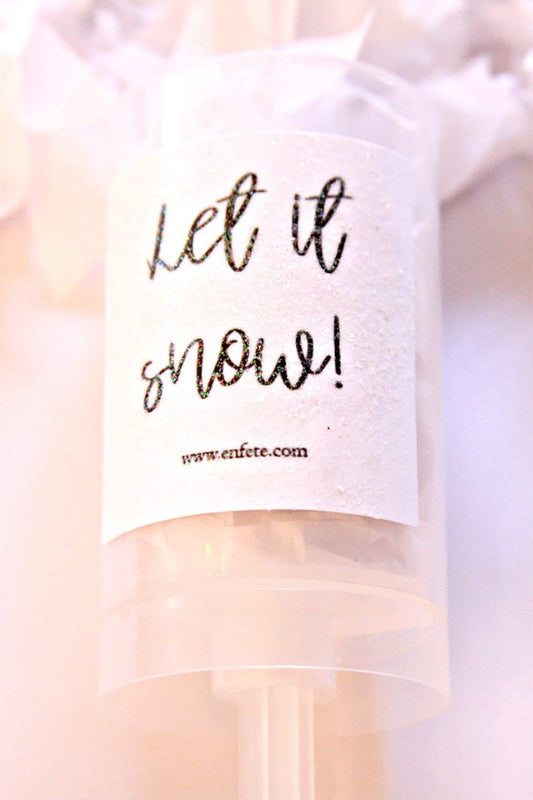Let It Snow Confetti Poppers