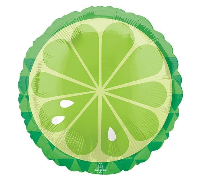 Lime Slice Tequila Bar Balloon for a Tropical Bridal Shower or Margarita bar