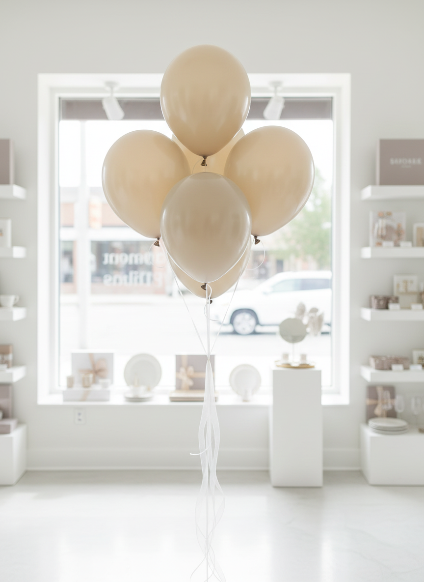 Linen Balloon Bouquet in Party Boutique