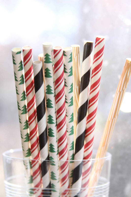 Lumberjack Paper Straws