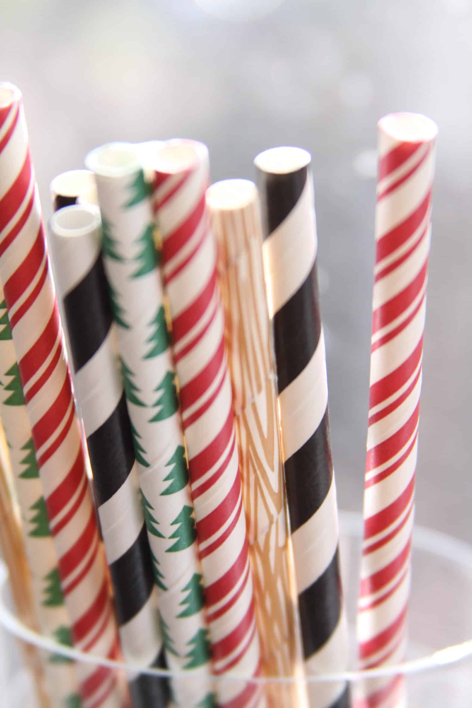 lumberjack christmas straws