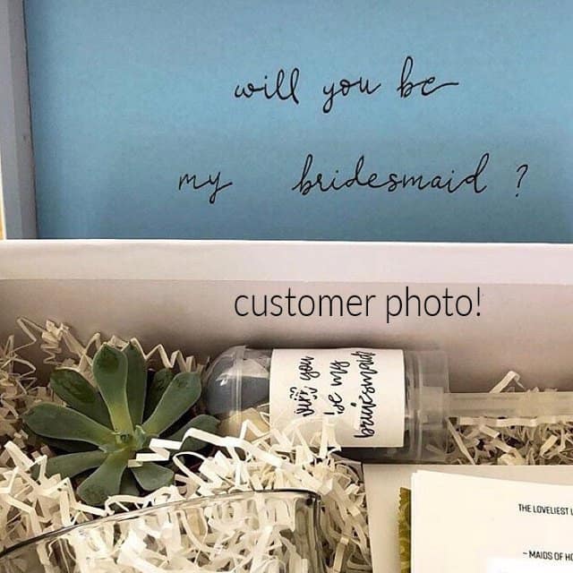 Will You Be My Bridesmaid Proposal Poppers