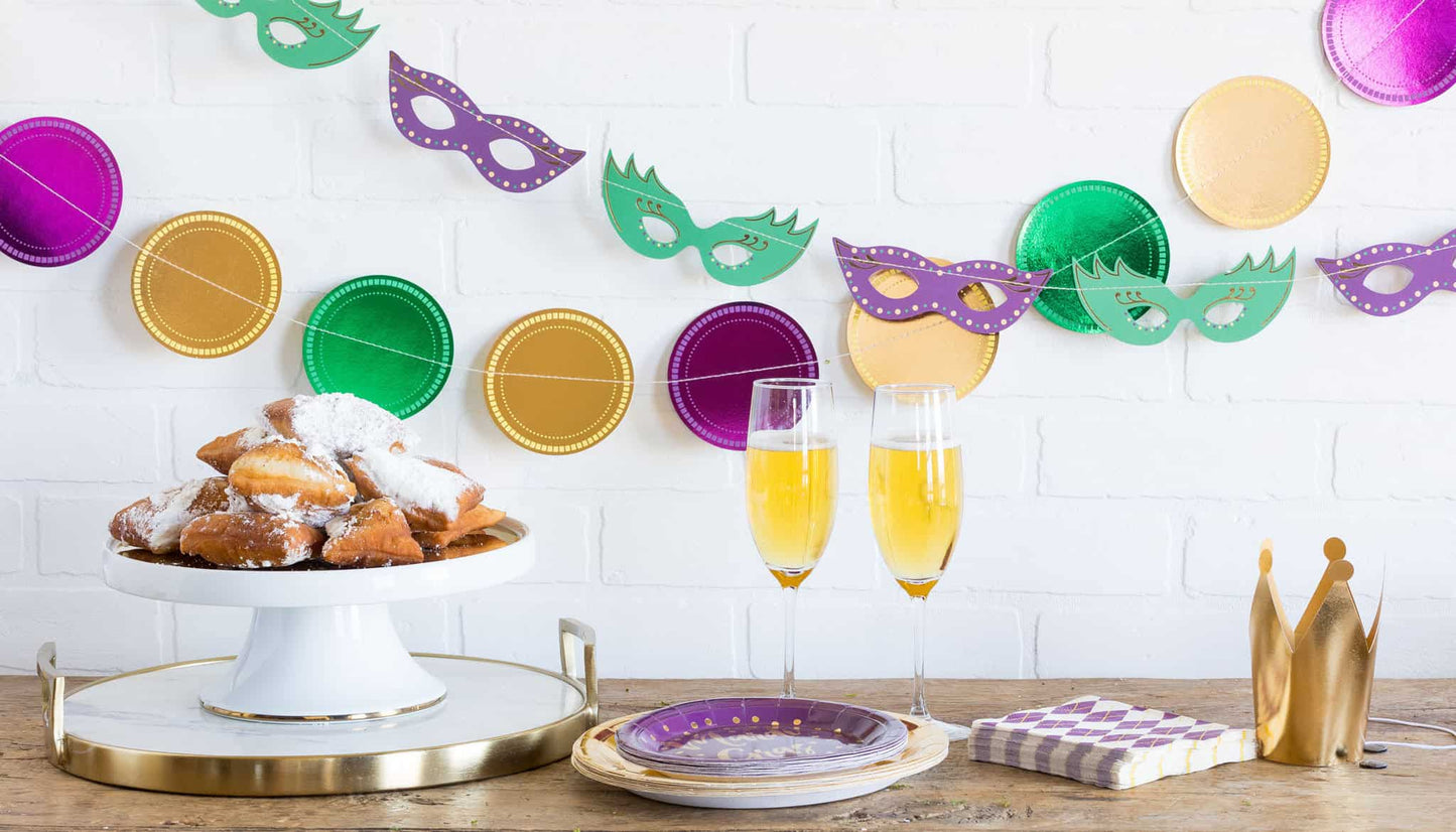 Mardi Gras Coins Banner - Doubloons