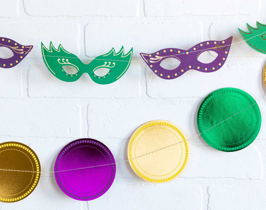 Mardi Gras Masks Banner