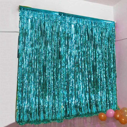 Mermaid Party Fringe Photo Booth Backdrop