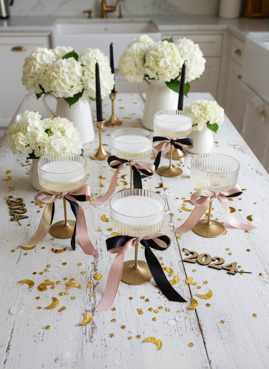 Midnight Toast Mixed Bows