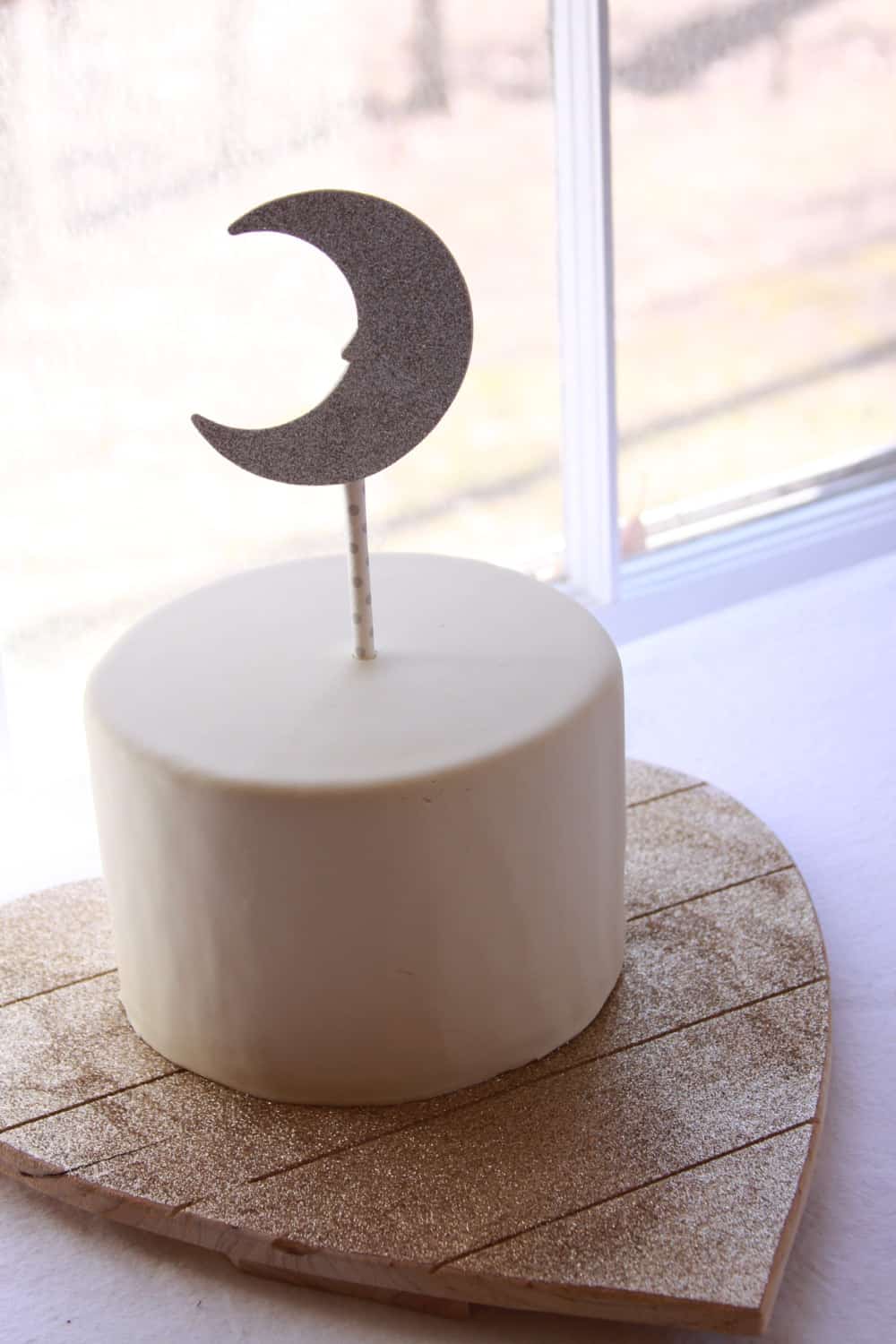 Moon Cake Topper- Gold & Silver