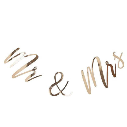 High End Mr and Mrs Banner for Wedding Reception or I Do BBQ