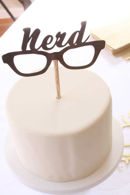 Nerd Cake Topper