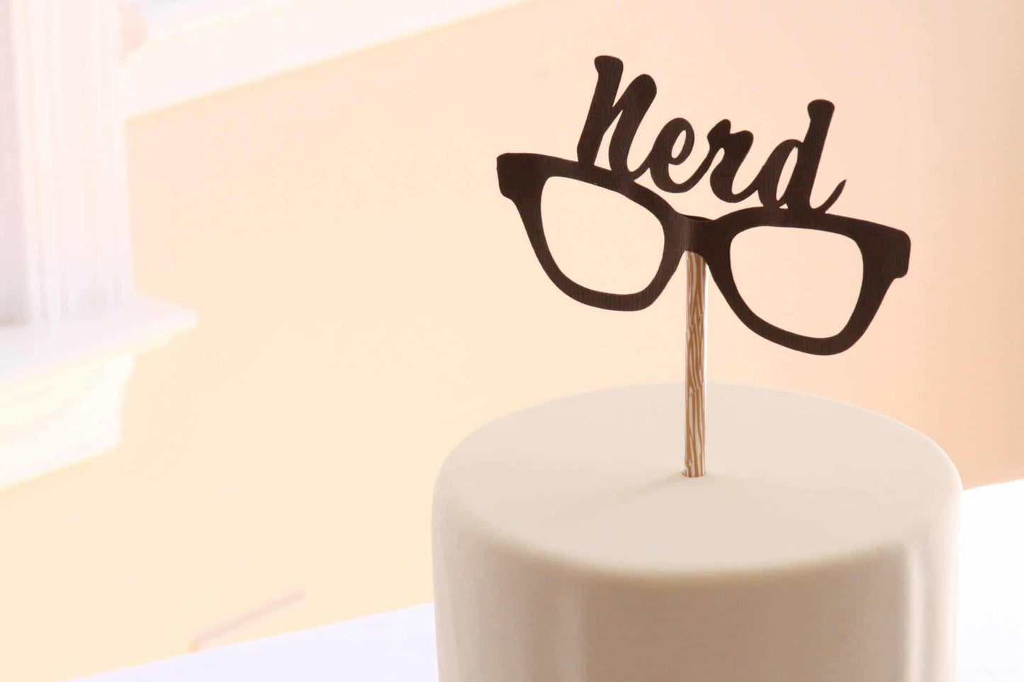 Nerd Cake Topper