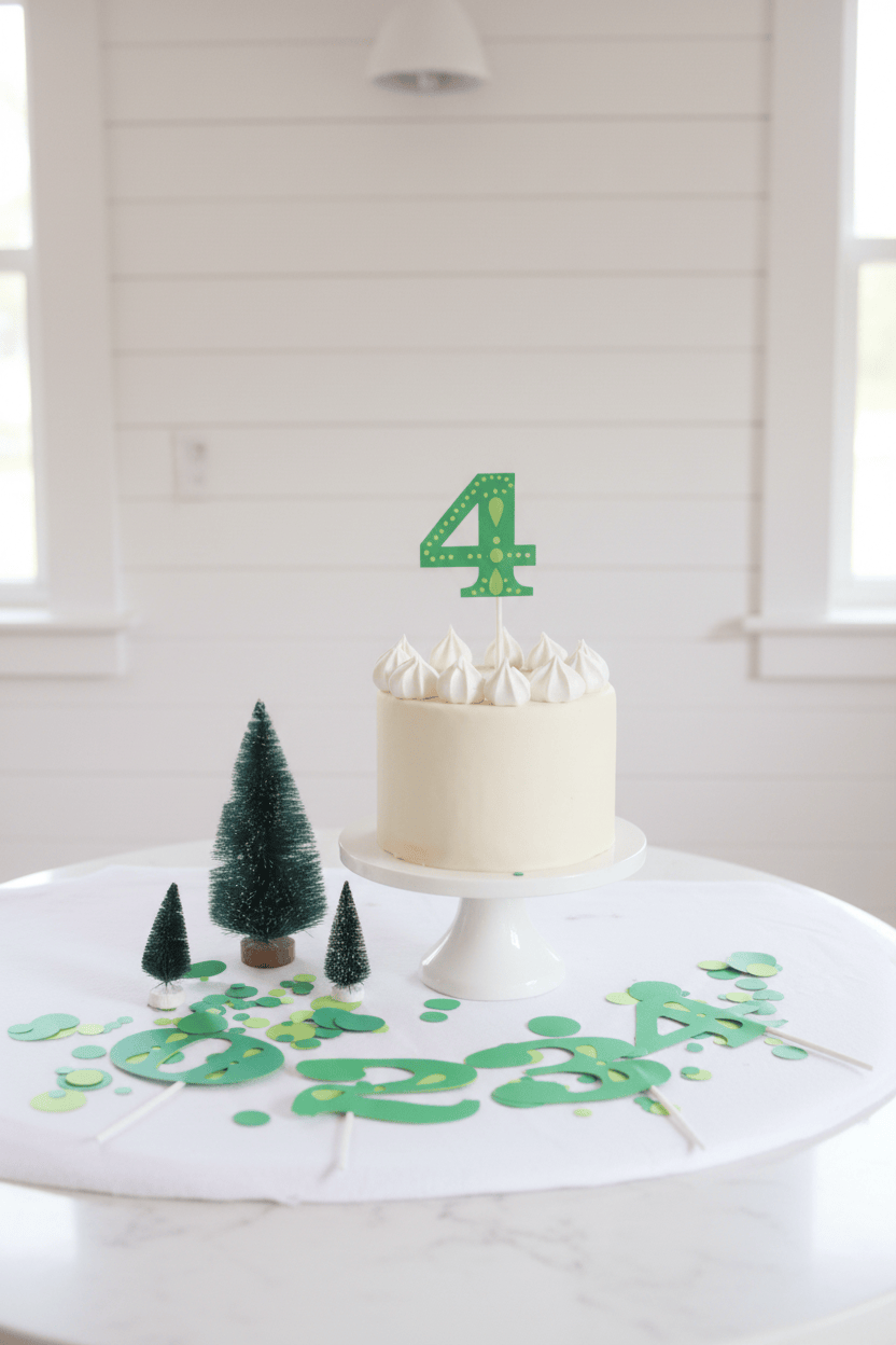 Number 4 Cake