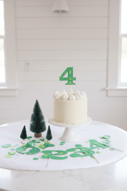 Number 4 Cake