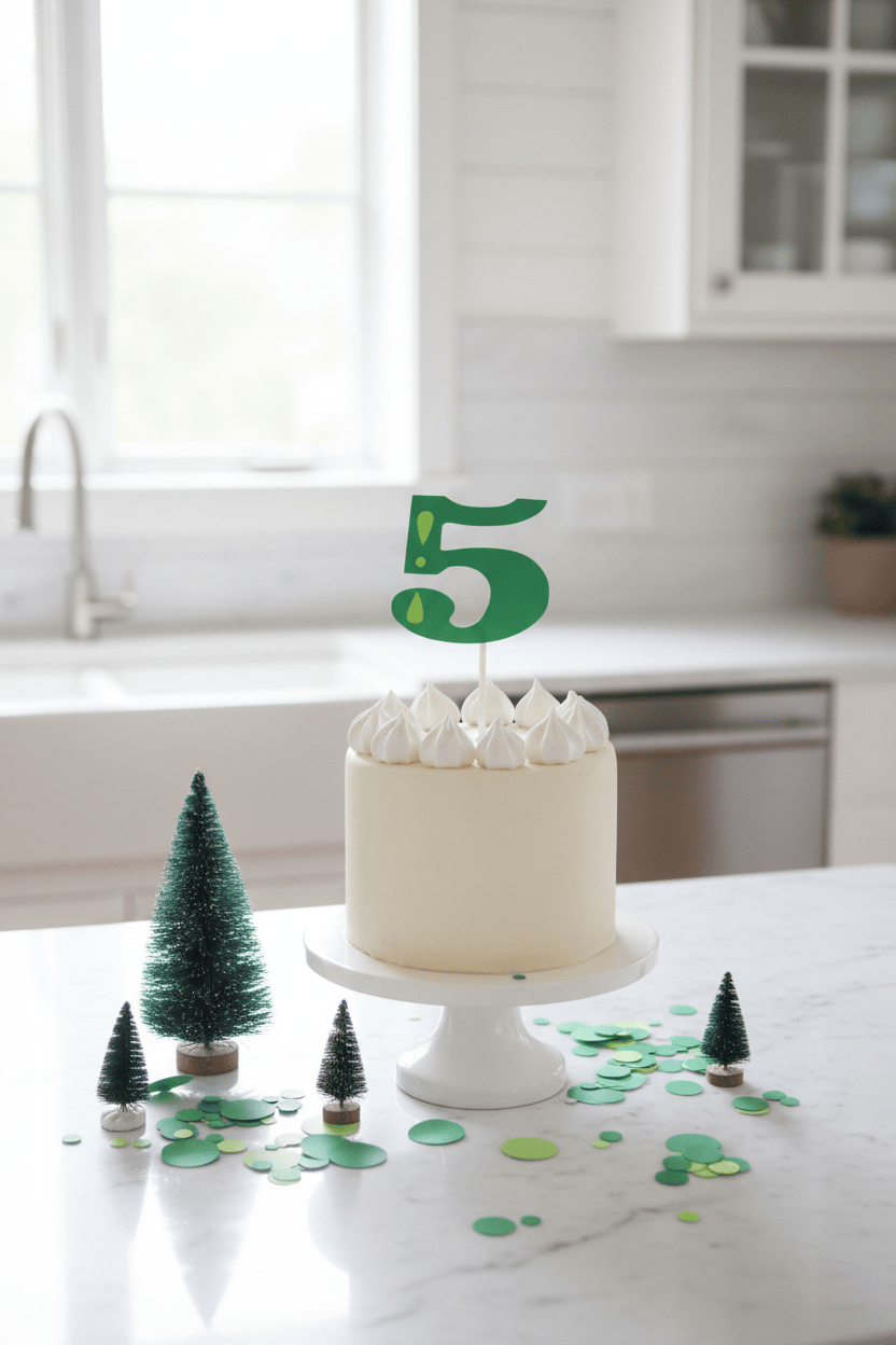 Number 5 Cake