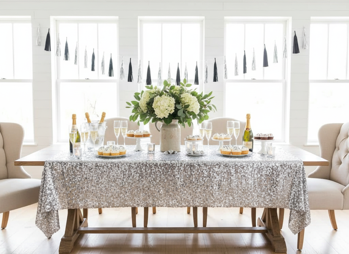 NYE celebration wide shot