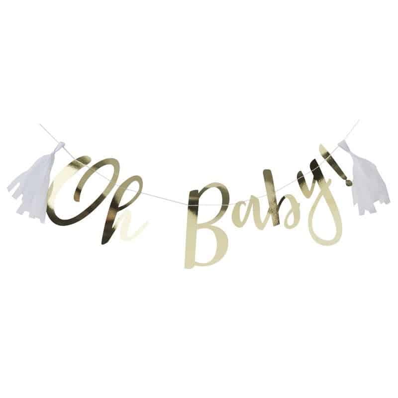 Oh Baby Shower Banner