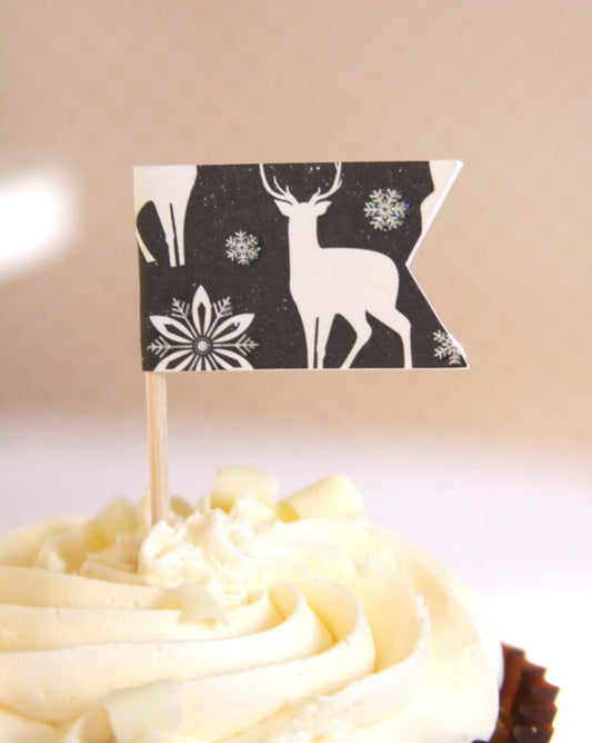 Oh Deer Cupcake Topper - Lumberjack Party