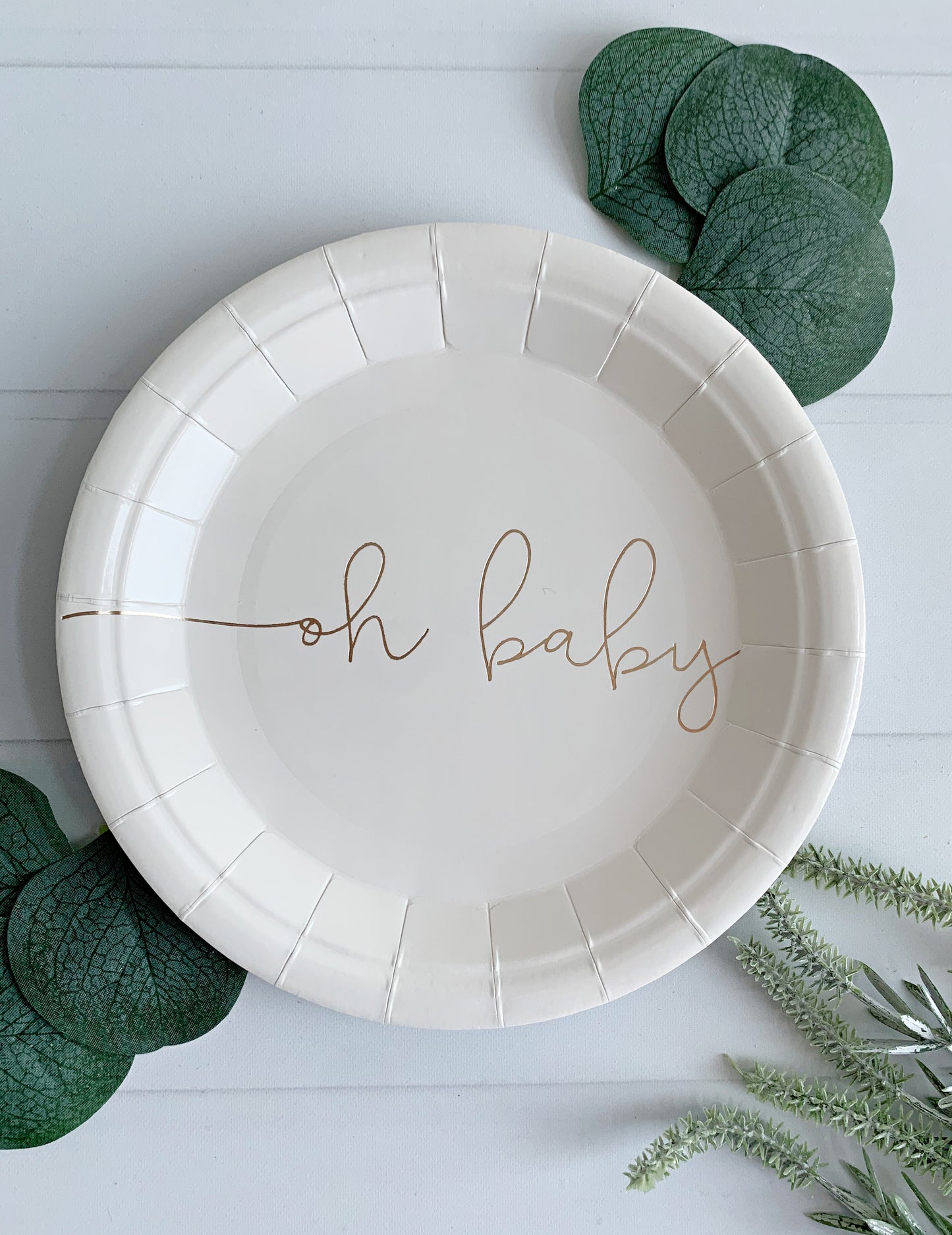 Oh Baby Cake Plates - 7 inch
