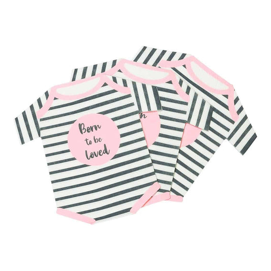 Onesie Baby Shower Napkins - Pink