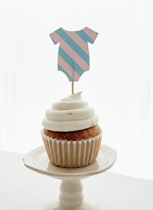 Onesie Topper Cupcake Close-up