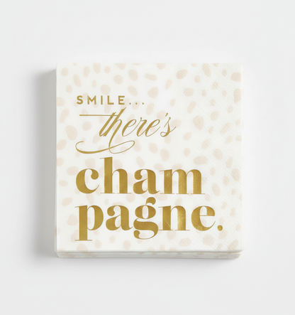 Overhead flat lay of leopard print napkins