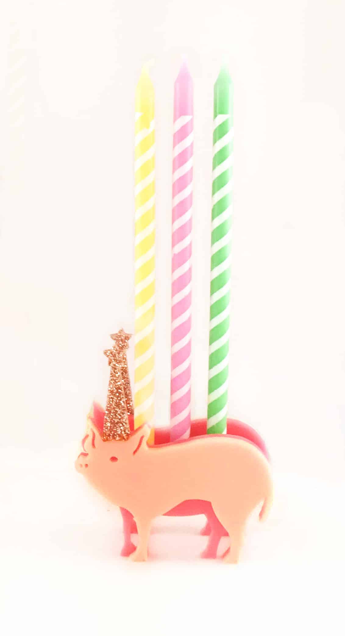 Party Pig Candle Holder