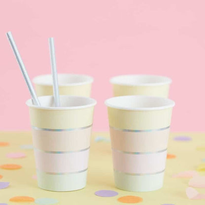 Pastel Happy Birthday Plates