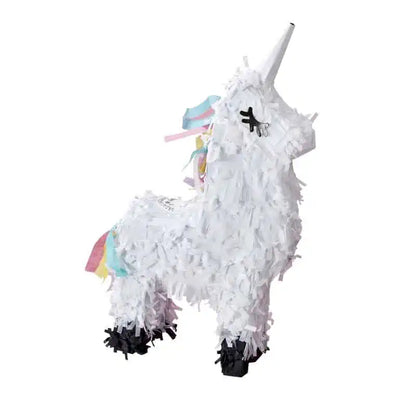 Unicorn pinata with eyelashes for a birthday party mini
