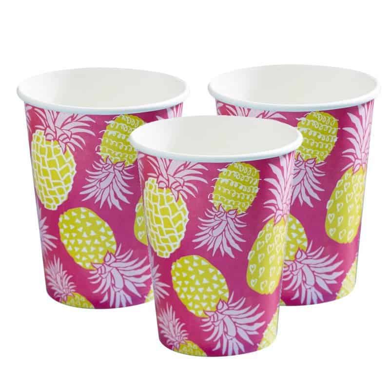 Pineapple Party Paper Cups