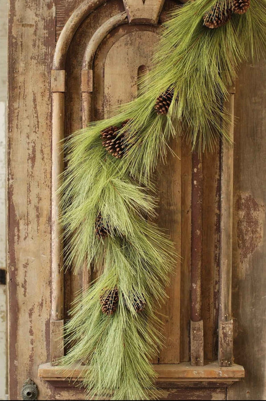 6' Faux Long Needle Pine Garland