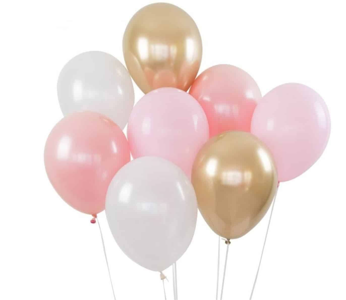 Pink and Gold Balloon Bouquet