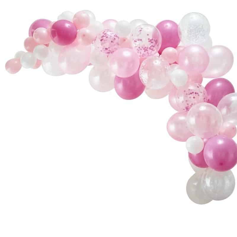 Pink Balloon Arch Kit - 70 Balloons