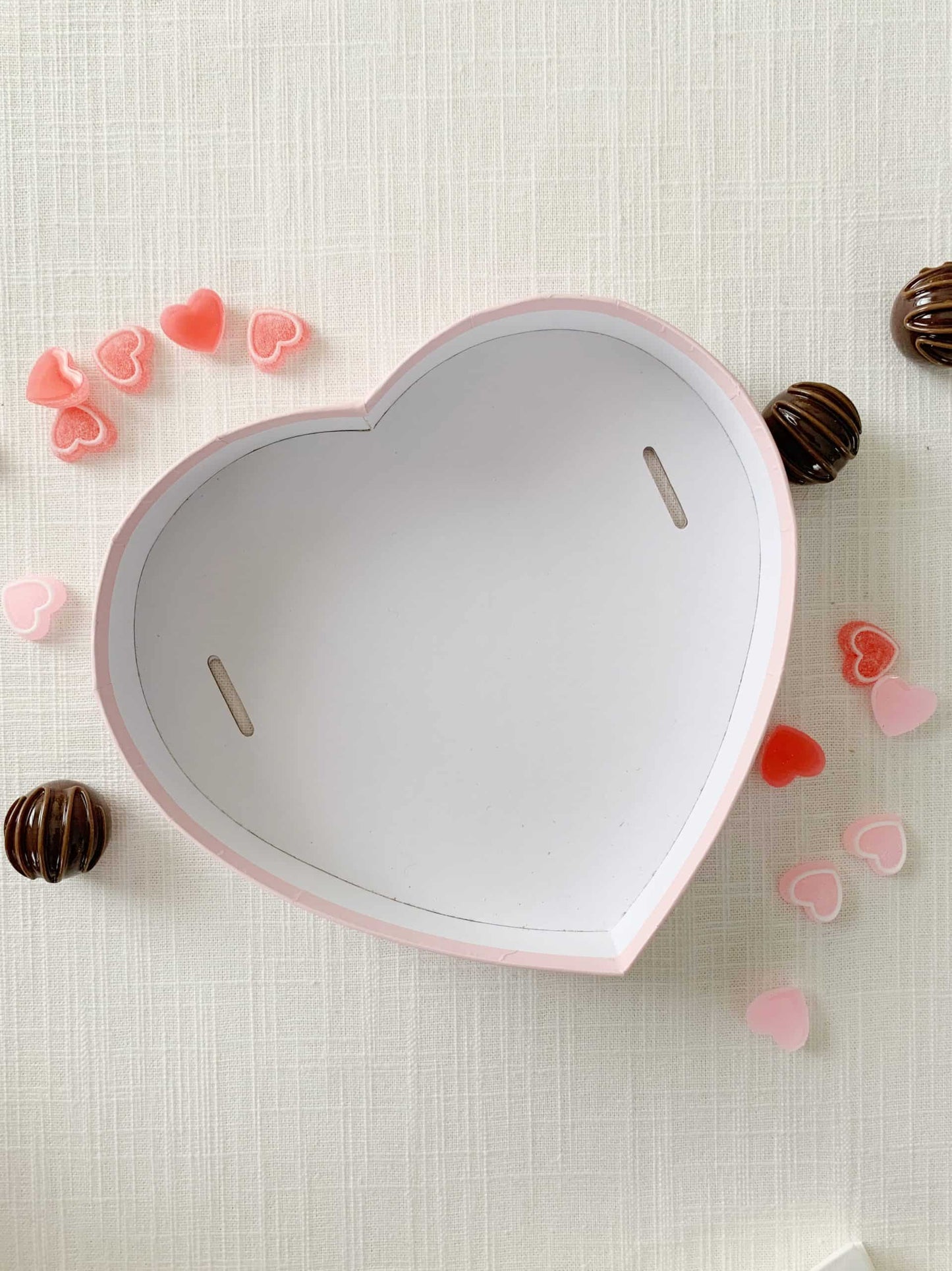 Pink Heart Candy Box