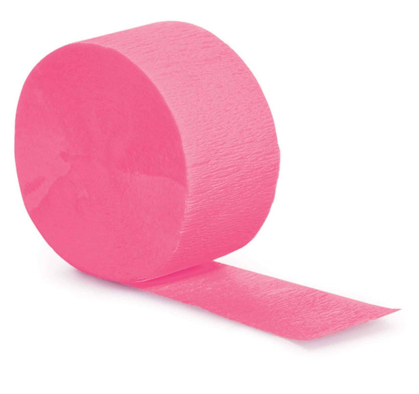 Pink Crepe Paper Party Streamer