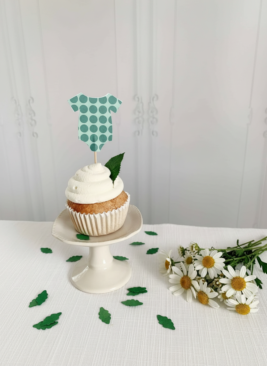 Polka Dot Onesie Topper Close-up