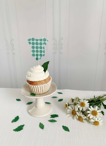 Polka Dot Onesie Topper Close-up