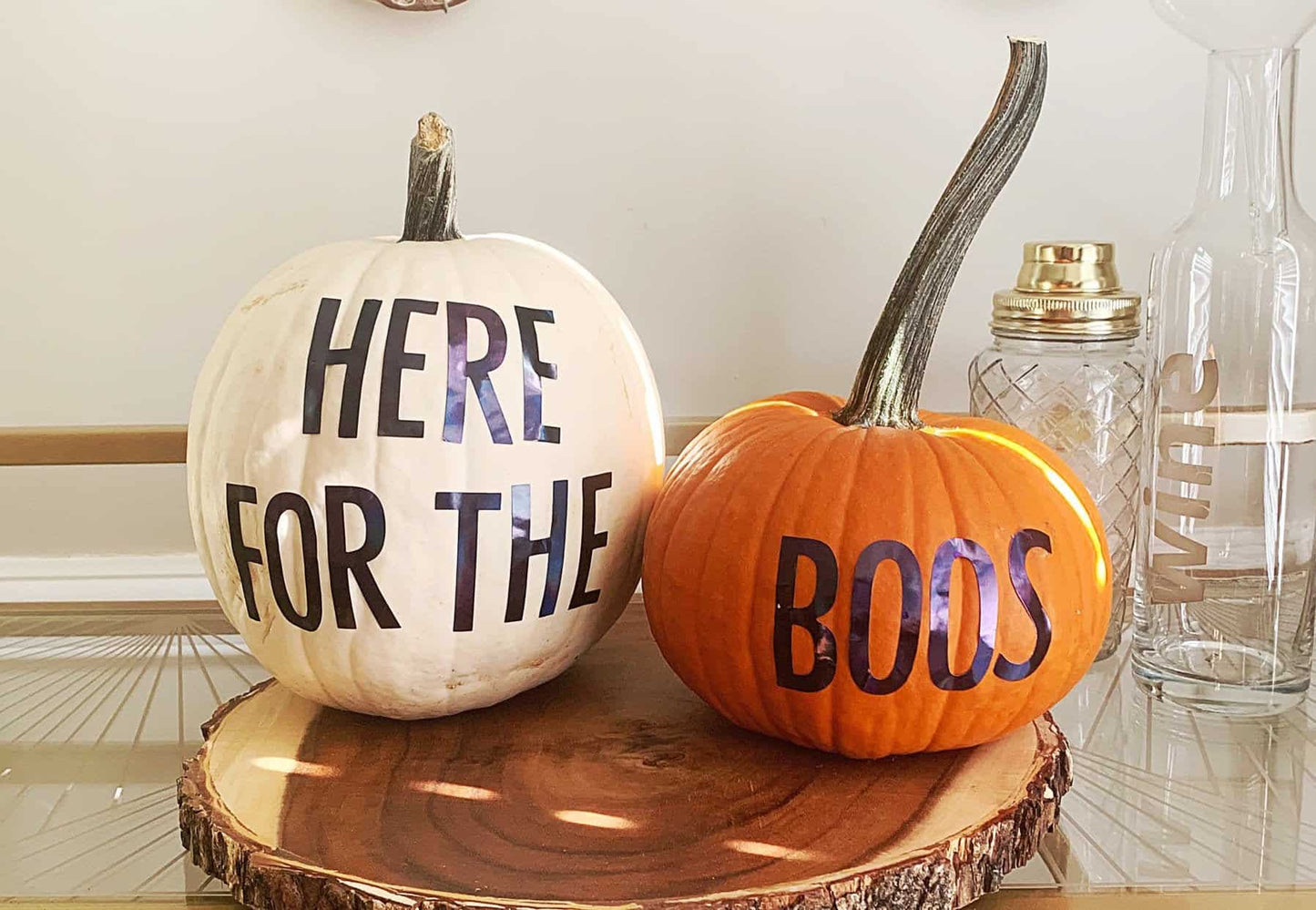 Pumpkin decorating stickers for a no carve pumpkin idea