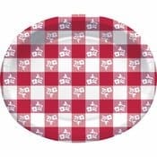 Red and White Gingham Tableware